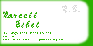 marcell bibel business card